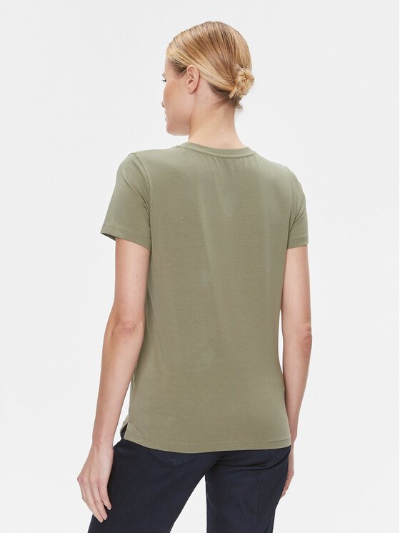 Guess Guess Футболка W4RI69 J1314 Зелений Regular Fit