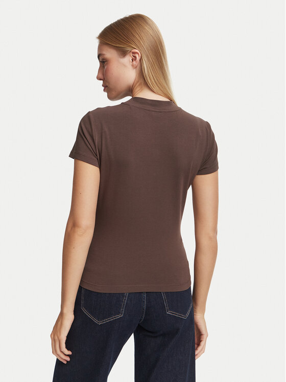 Guess Guess Camiseta W4BI26 J1314 Marrón oscuro Regular Fit