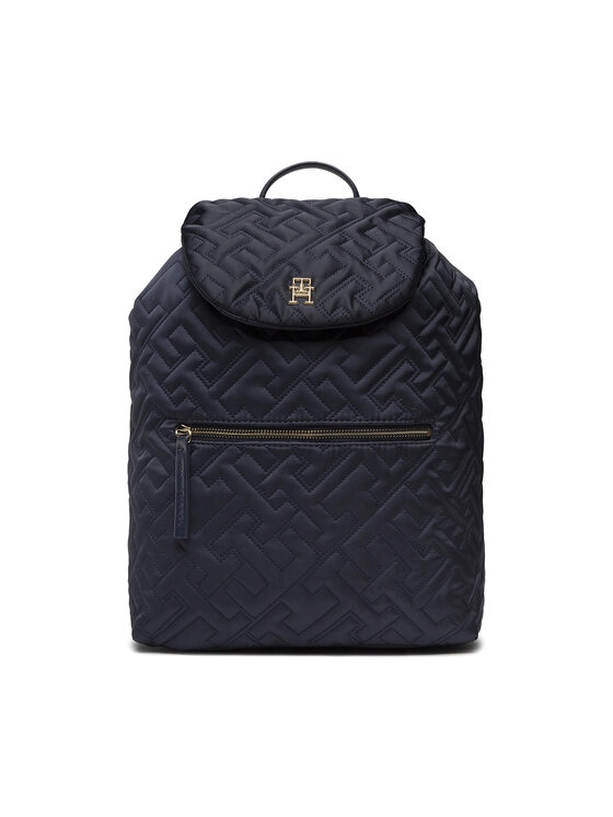 Tommy Hilfiger Раница Tommy Hilfiger My Tommy Idol Backpack Mono AW0AW13139 Тъмносин