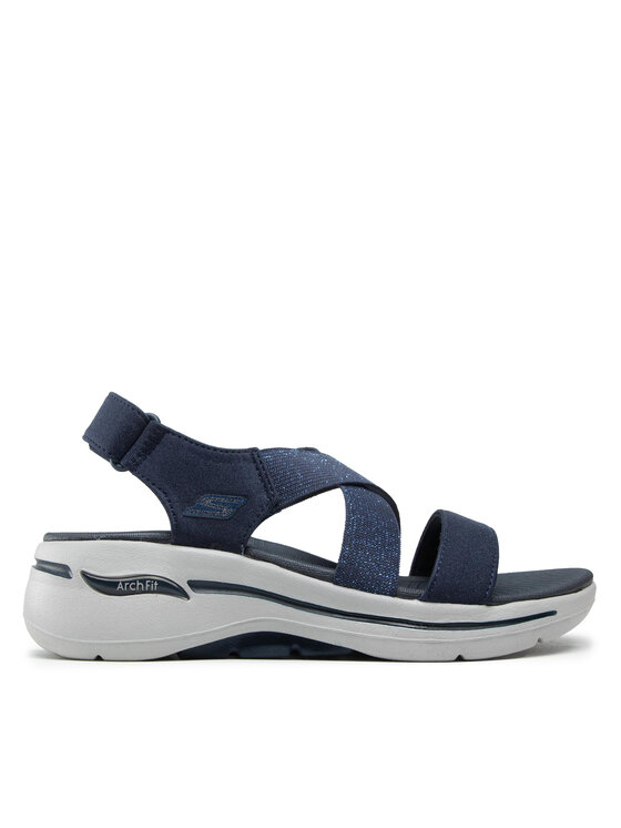Skechers Szandál Skechers Go Walk Arch Fit 140226/NVY Sötétkék