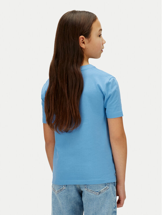 Calvin Klein Jeans Calvin Klein Jeans Camiseta Inst Logo LV1CKSJA29 Azul Regular Fit