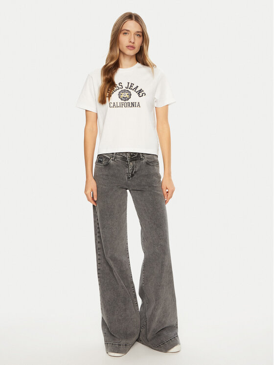 Guess Jeans Guess Jeans Футболка W5RI43 K8HM0 Білий Regular Fit
