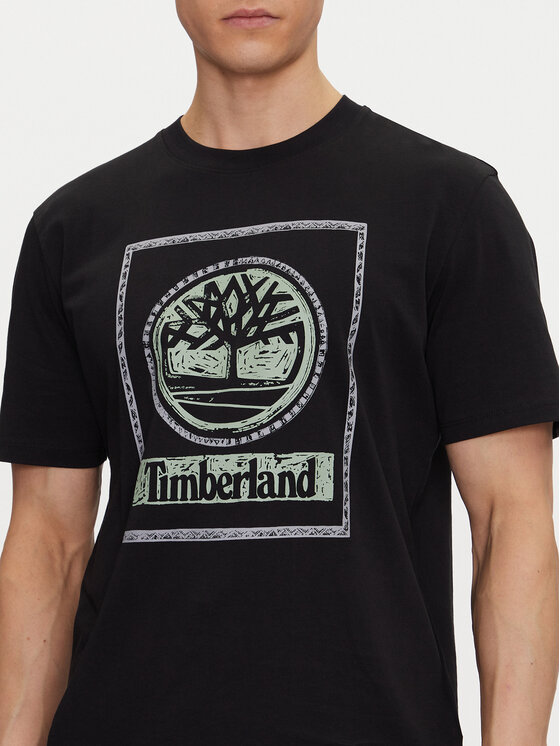Timberland Timberland Póló TB0A6DHD Fekete Regular Fit