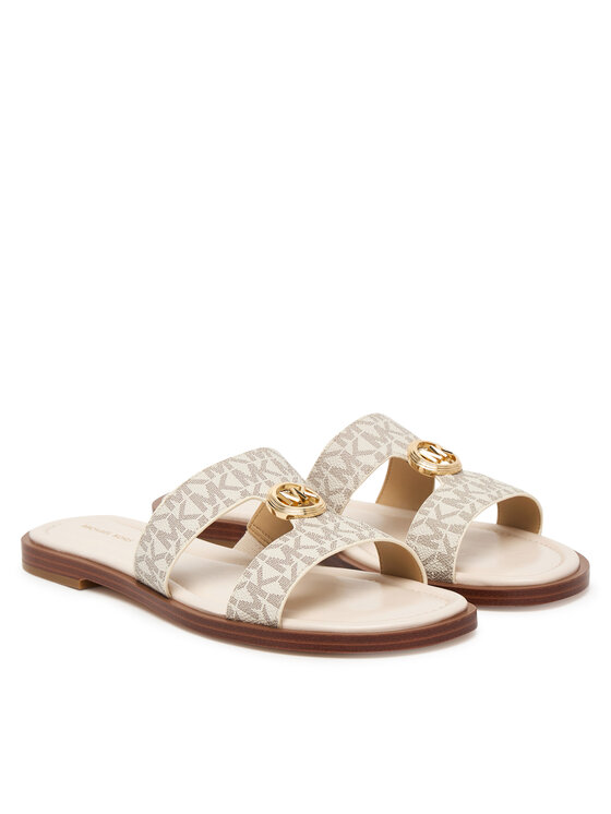 MICHAEL Michael Kors Шльопанці MICHAEL Michael Kors Ering Flat 40S6ERFS2B Écru