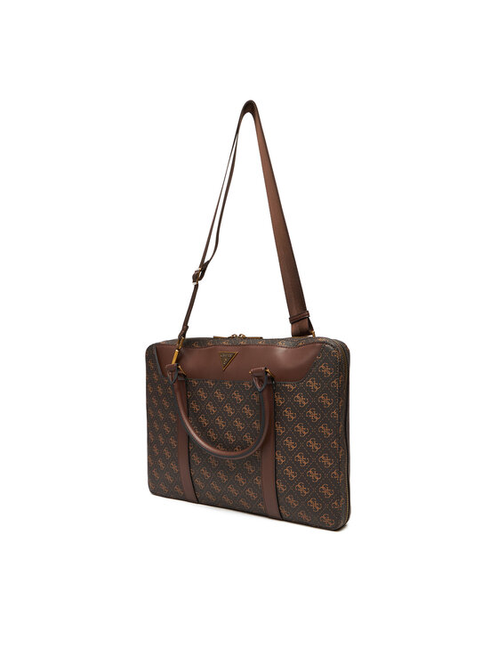Guess Taška na laptop Guess Vezzola Smart HMEVZL P3138 Hnedá