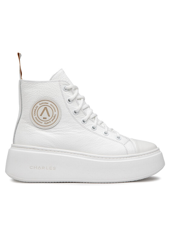 Charles Laisvalaikio batai Charles Lara Sneaker Balta