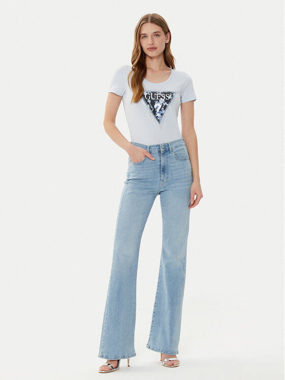 Guess Guess Футболка W5RI00 J1314 Голубий Regular Fit
