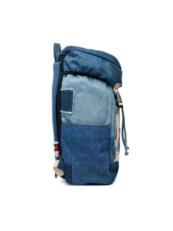 Tommy Jeans Plecak Tommy Jeans Tjm Denim Patchwork Backpack AM0AM14268 Niebieski