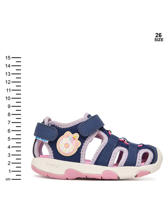 Geox Sandály Geox B Sandal Multy Girl B650DA 01450 C4215 S Tmavomodrá