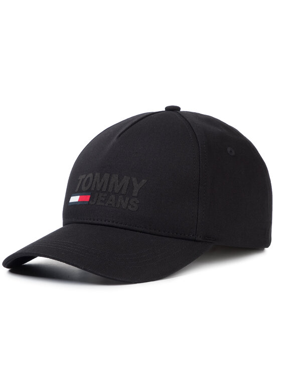 Tommy Jeans Gorra con visera Tommy Jeans Tjw Logo Cap AW0AW07229 Negro