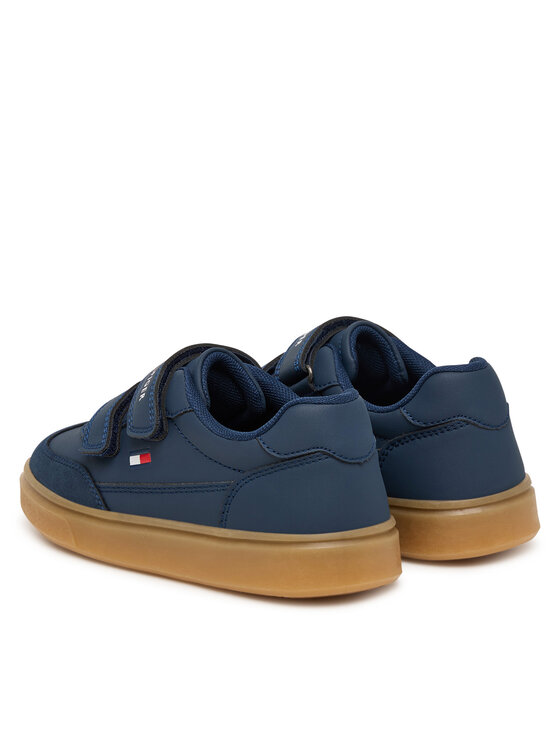 Tommy Hilfiger Sneakers Tommy Hilfiger Low Cut Velcro Sneaker T1X9-35219-1269 S Blu scuro