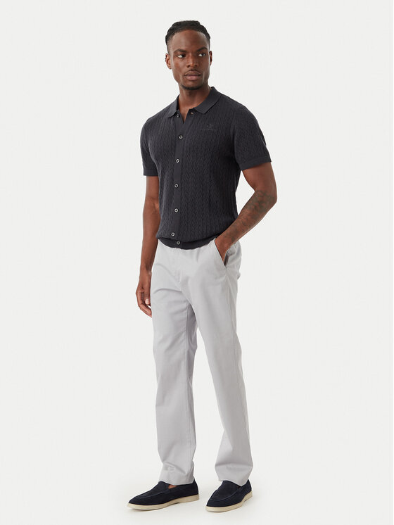 Beverly Hills Polo Club Beverly Hills Polo Club Camisa M7608-HR Azul marino Regular Fit