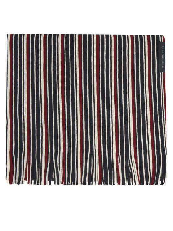 Tommy Hilfiger Sada čepice a šál Tommy Hilfiger Th Corp Love AM0AM12939 Tmavomodrá