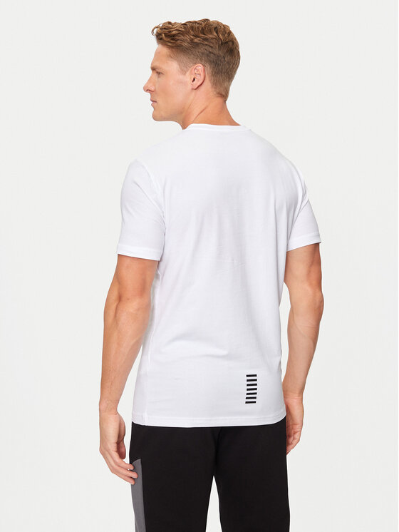 EA7 Emporio Armani EA7 Emporio Armani Футболка 8NPT27 PJVQZ 1100 Білий Regular Fit