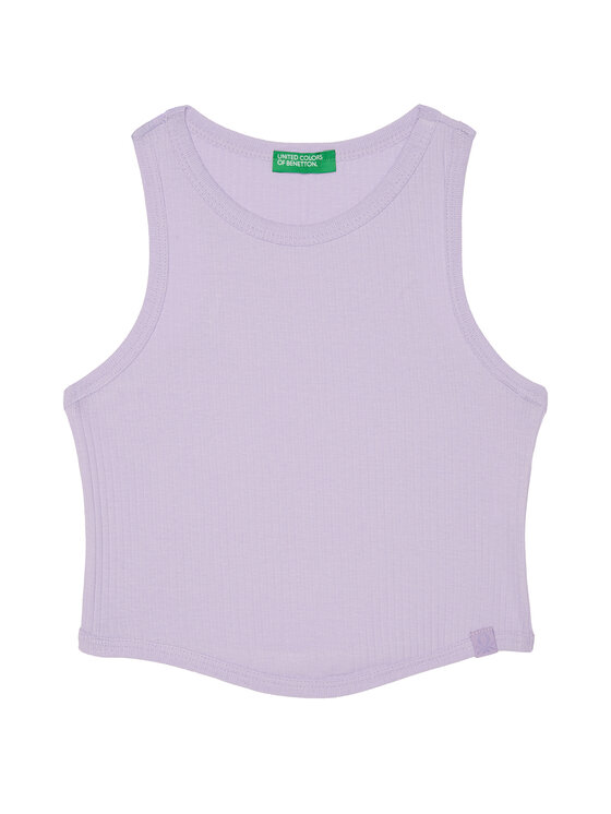 United Colors Of Benetton United Colors Of Benetton Top 31H3CH01F Violett Slim Fit