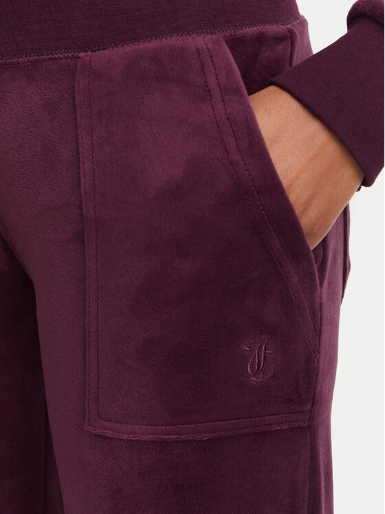 Juicy Couture Juicy Couture Pantaloni da tuta Layla JCSEBJ001G Bordeaux Regular Fit
