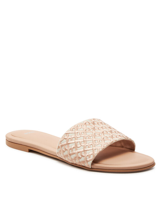 BOSS Šľapky BOSS Millie Slide Cveb 50517365 Béžová