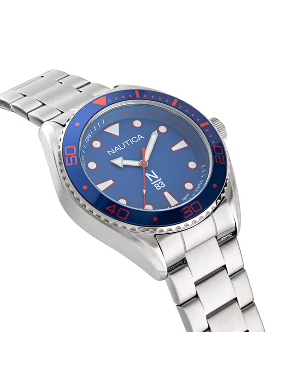 Nautica Годинник Nautica NAPFWS221 Срібний