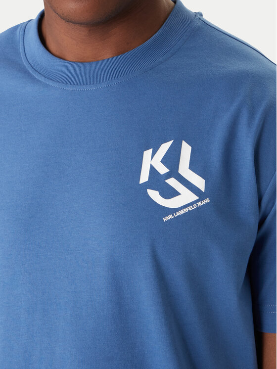 Karl Lagerfeld Jeans Karl Lagerfeld Jeans Camiseta A2M17072 Azul Regular Fit
