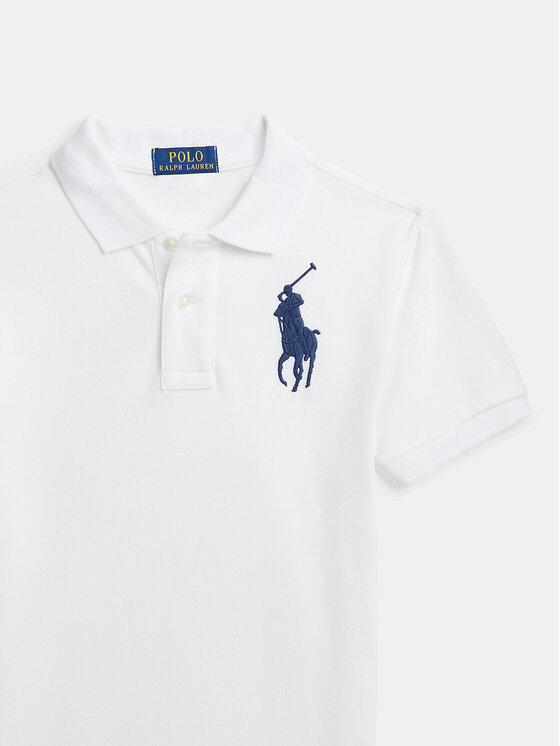 Polo Ralph Lauren Polo Ralph Lauren Polo marškinėliai 323708861112 Balta Regular Fit
