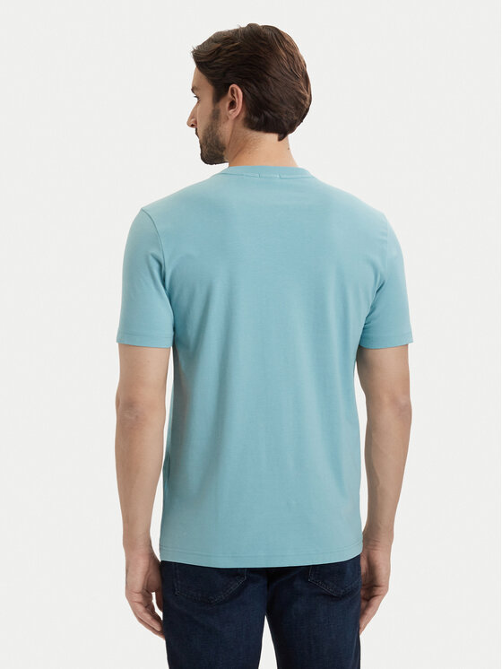 BOSS BOSS Camiseta Tee 50506373 Turquesa Regular Fit