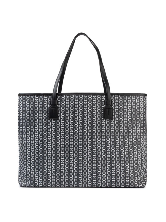 Tory Burch Сумка Tory Burch Gemini Link Convas Tote 53303 Чорний