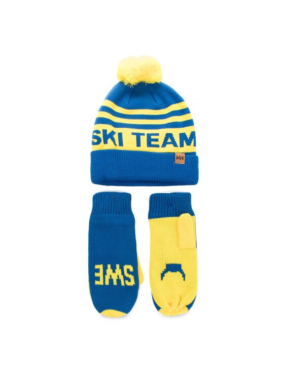 Helly Hansen Zestaw Czapka i Rękawiczki Helly Hansen Going For Gold Set 67098 Niebieski