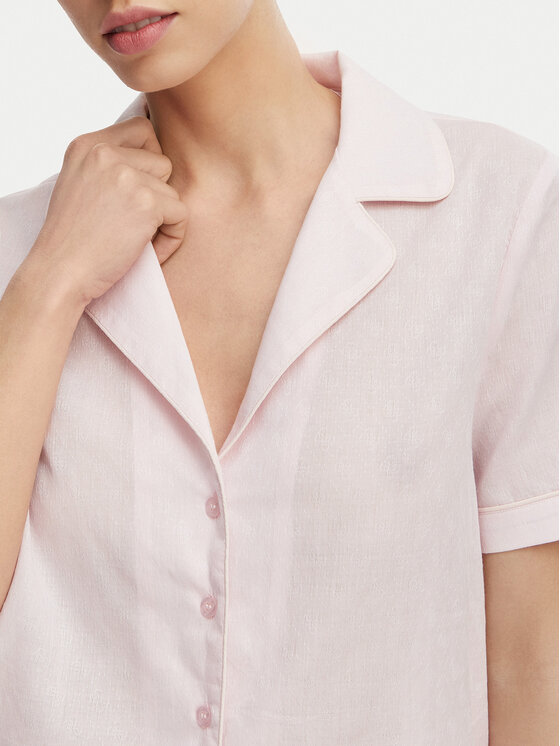 Guess Guess Піжама O6GX00 WN011 Світло-рожевий Regular Fit