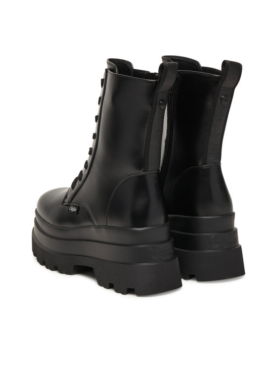 Buffalo Gležnjarji Buffalo Jupiter Lace Up Mid 1622609 Črna