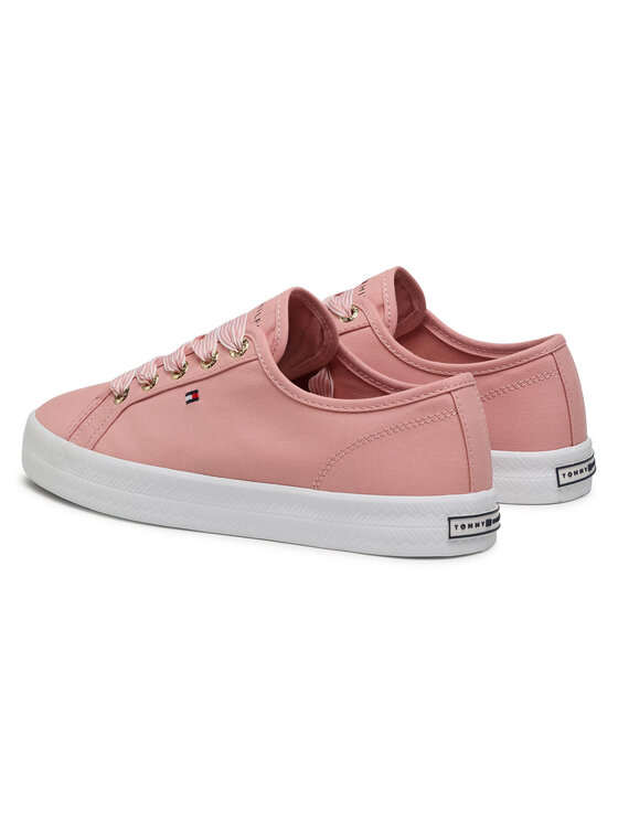 Tommy Hilfiger Kedai Tommy Hilfiger Essential Nautical Sneaker FW0FW04848 Rožinė