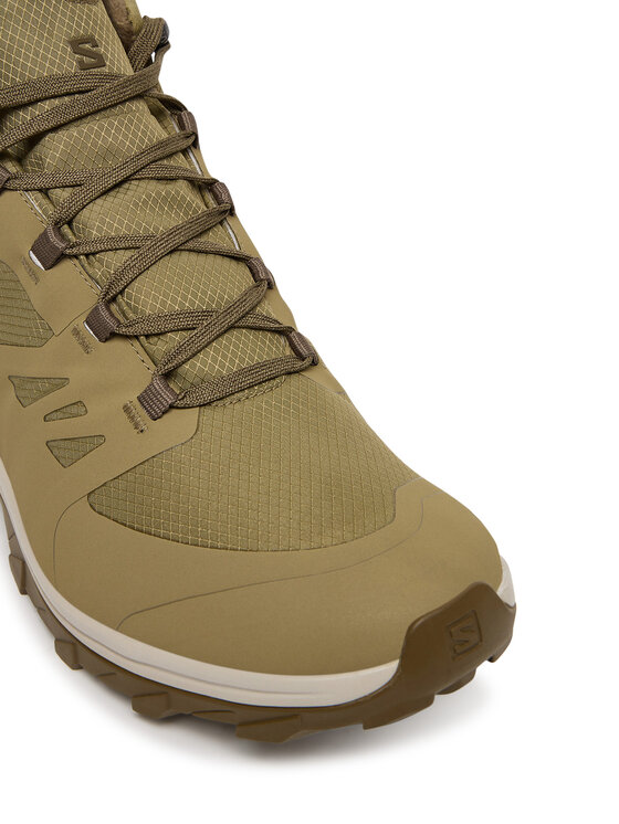 Salomon Trekingová obuv Salomon Outsnap Waterproof L47854000 Zelená