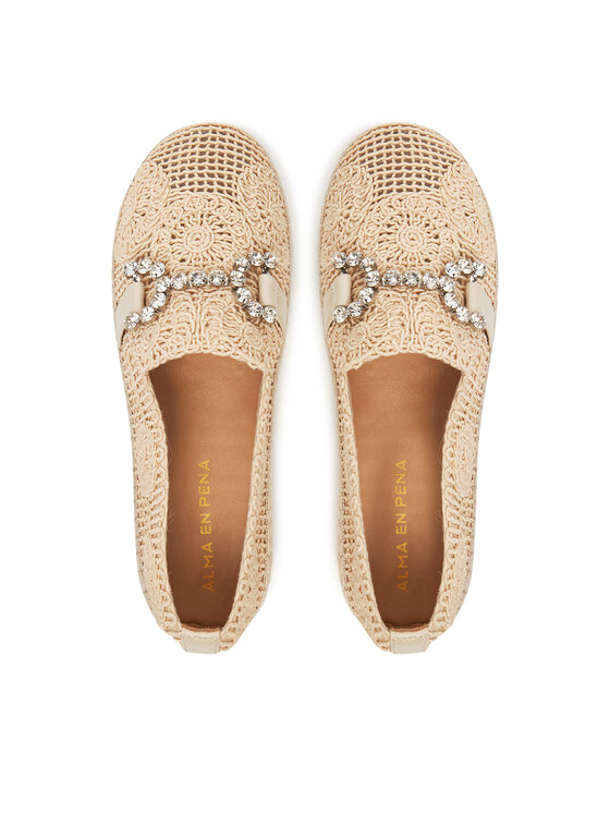 Alma En Pena Espadrilky Alma En Pena V250271 Écru