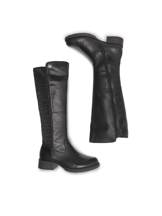 Rieker Kozačky Rieker Z9591-00 Černá
