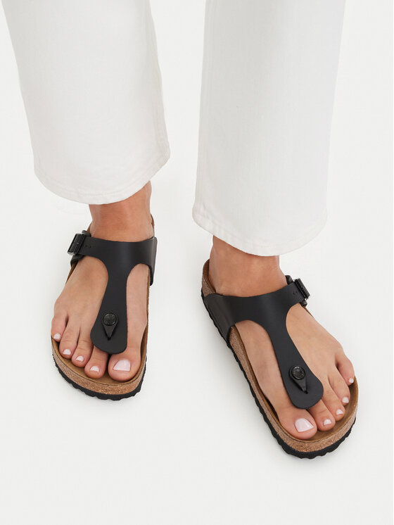 Birkenstock Čības uz pirksta Birkenstock Gizeh 0043693 Melns