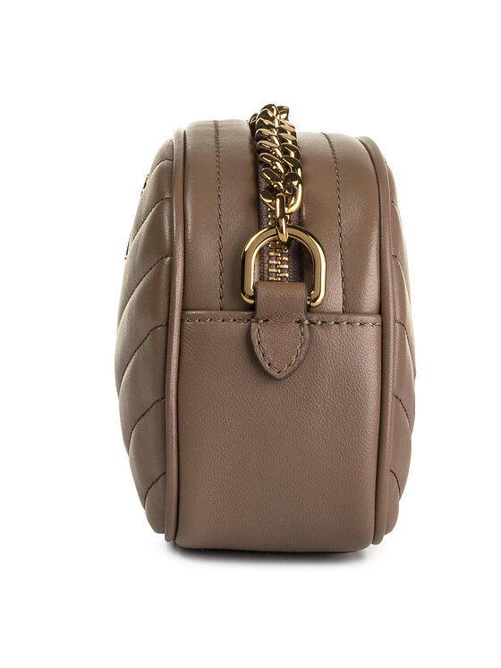 Tory Burch Borsetta Tory Burch Kira Chevron Small Camera Bag 60227 Marrone