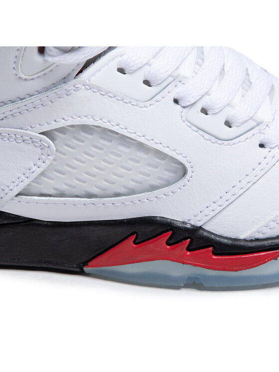 Nike Buty do koszykówki Nike Jordan 5 Retro (PS) 440889 102 Biały