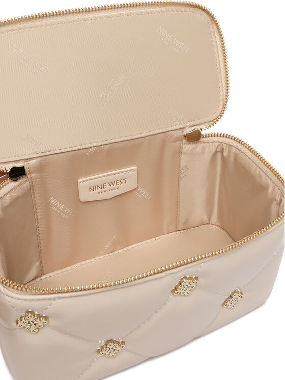 Nine West Дамска чанта Nine West EO-Delancey Moon-KS2575-1 Екрю