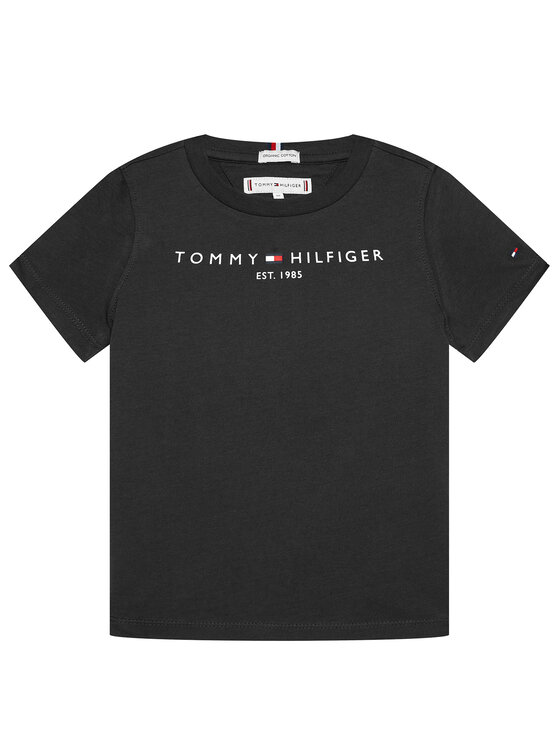 Tommy Hilfiger Tommy Hilfiger T-shirt Essential KS0KS00210 Crna Regular Fit