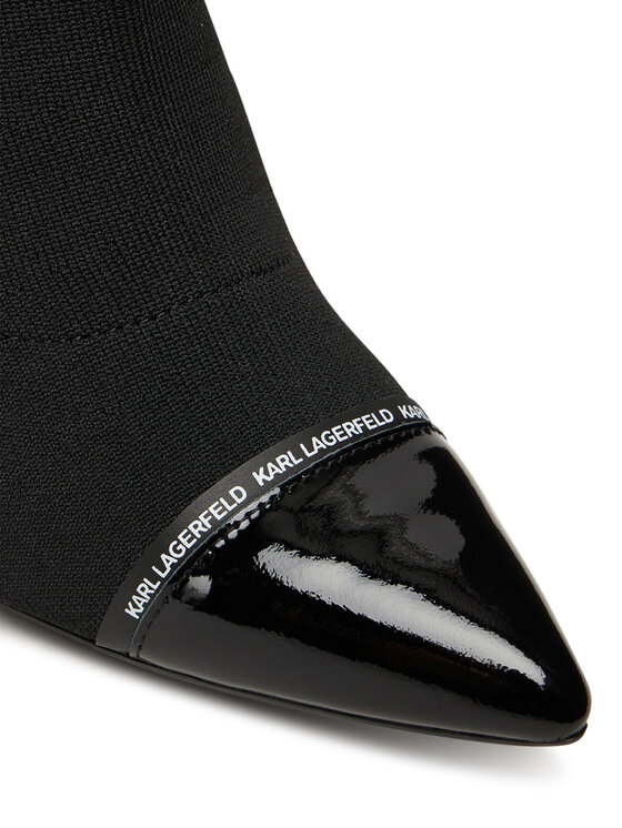 KARL LAGERFELD Bokacsizma KARL LAGERFELD Pandara KL31357 Fekete