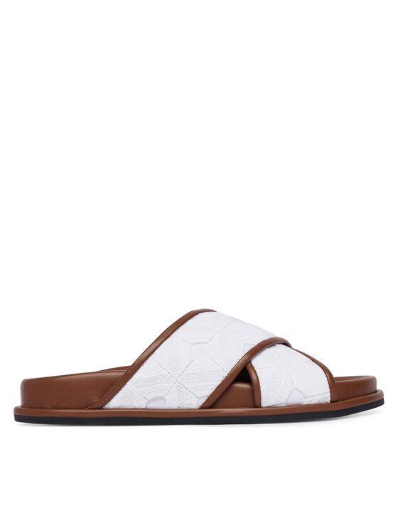 Max Mara Beachwear Шльопанці Max Mara Beachwear Peonie 2616521019650 Білий