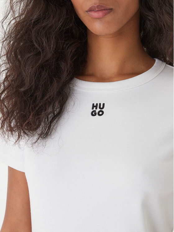HUGO HUGO Camiseta Deloris 50512002 Blanco Regular Fit