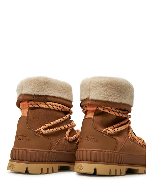 Palladium Sniega zābaki Palladium Pallashock Hiver 94349-252-M Brūns