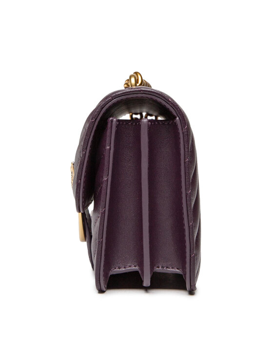 PINKO Дамска чанта Pinko Love Mini Icon Chevron Cl AI 22-23 PLTT 1P22UJ A03Z Виолетов