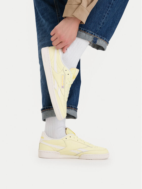 Reebok Sneakersy Reebok EO-CLUB C REVENGE 100260643 Żółty jasny