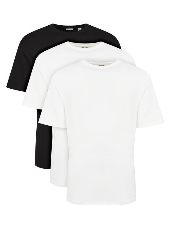 Only & Sons Only & Sons Комплект футболок Jeff 22034550 Білий Relaxed Fit