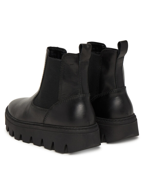 Tamaris Členková obuv s elastickým prvkom Tamaris 1-25405-45 Čierna