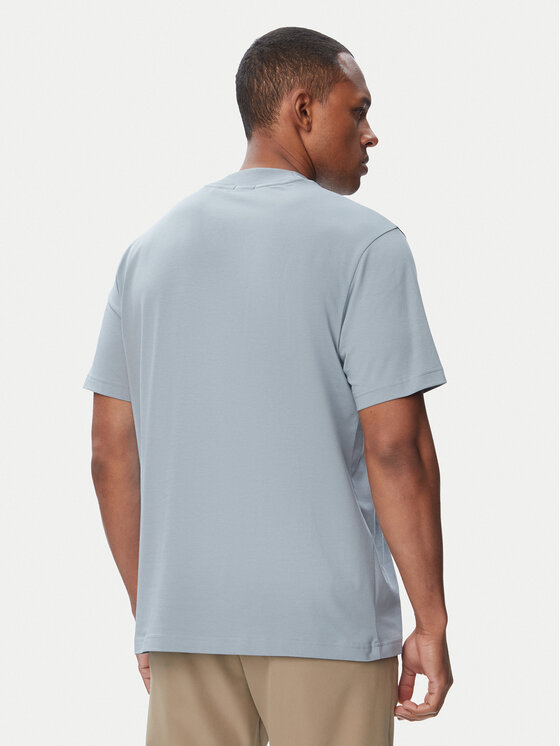 BOSS BOSS T-shirt Tee Collar 50562120 Azzurro chiaro Relaxed Fit
