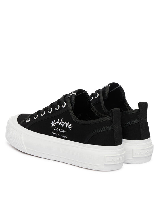 KARL LAGERFELD Кеди KARL LAGERFELD Kampus Max V KL60516 Чорний