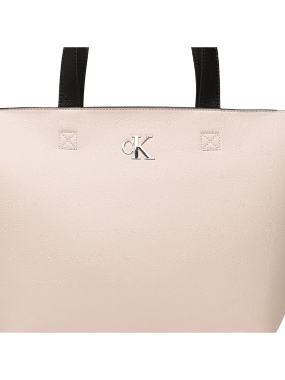 Calvin Klein Jeans Torbica Calvin Klein Jeans Minimal Monogram Shopper28 K60K610687 Ružičasta