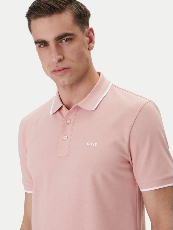 BOSS BOSS Polo Parlay 190 50494697 Rosa Regular Fit